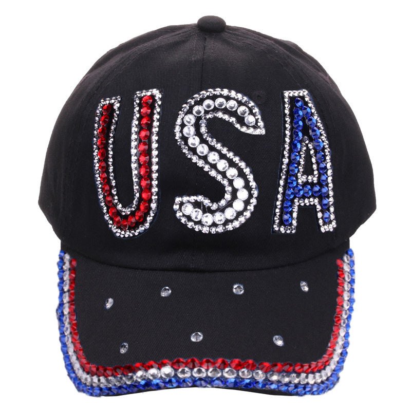 Wholesale Cotton Dot Diamond Baseball Cap